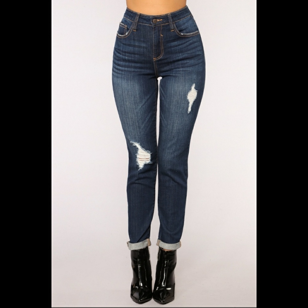 Fashion Nova "Just Roll With it" Jeans